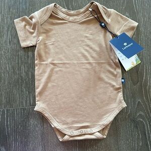 Larkspur Tan Baby Bodysuit
